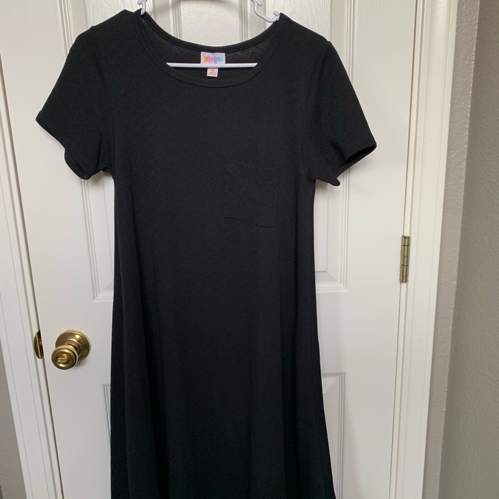 Solid Black Carly Dress
